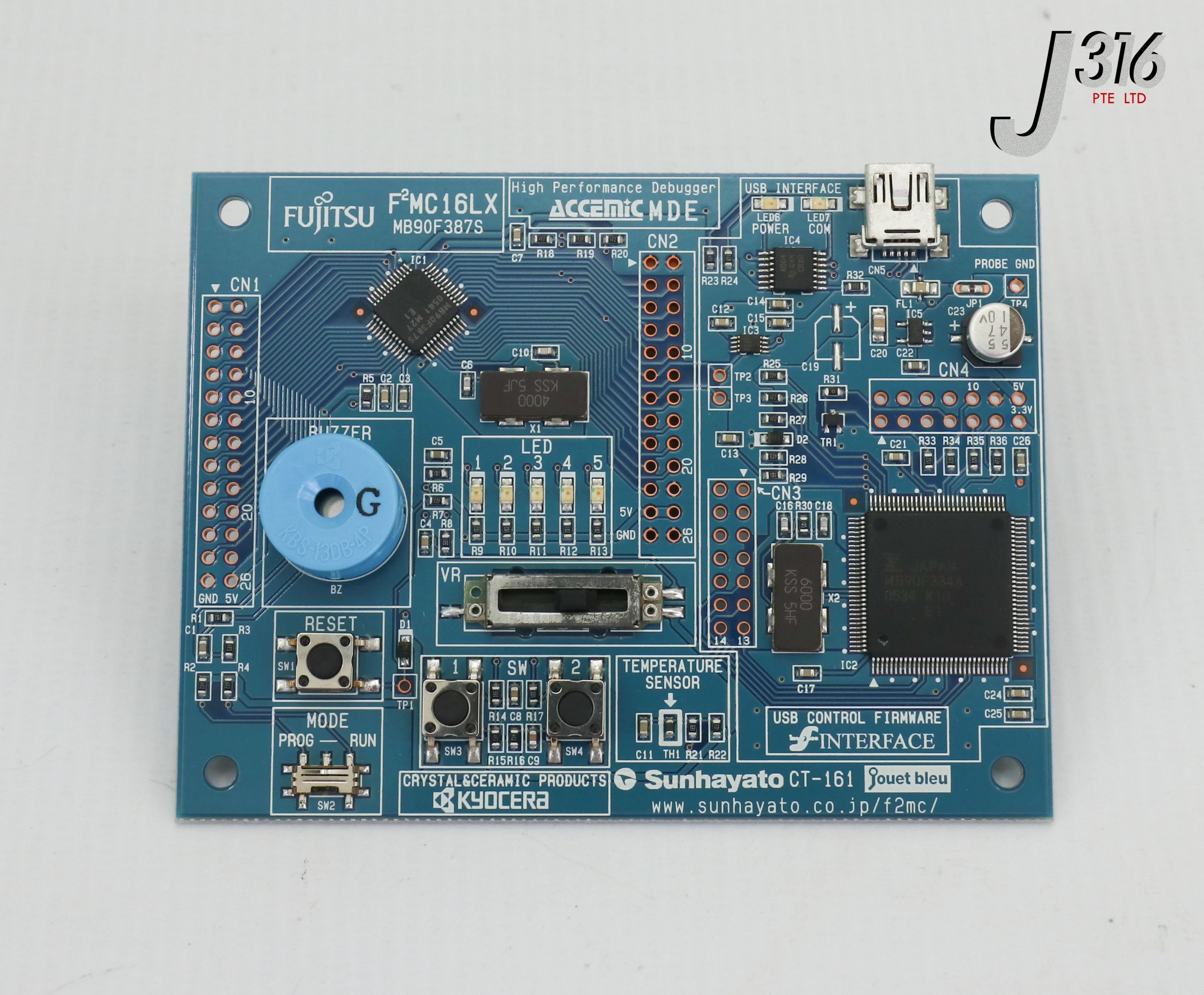 23198 FUJITSU PCB, F2MC-16LX MICROCOMPUTER STARTER KIT, MB90F387S